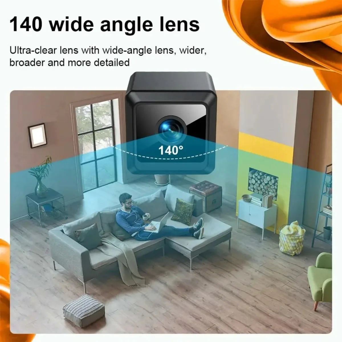 W02 1080P mini security protection home night vision surveillance Outdoor camping WIFI Subminiature smart home camera cctv video