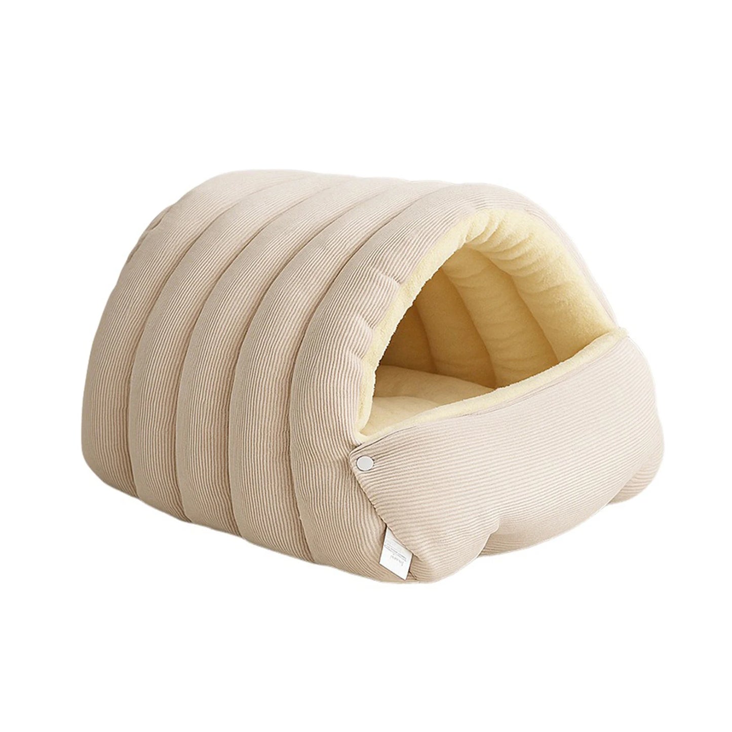 Removable Pet Bed,Pet Dog Cave Bed,Plush Thickening Fleece Warm Soft Beds For Puppy Cats Tent Sleeping Mats For Small Medium Pet