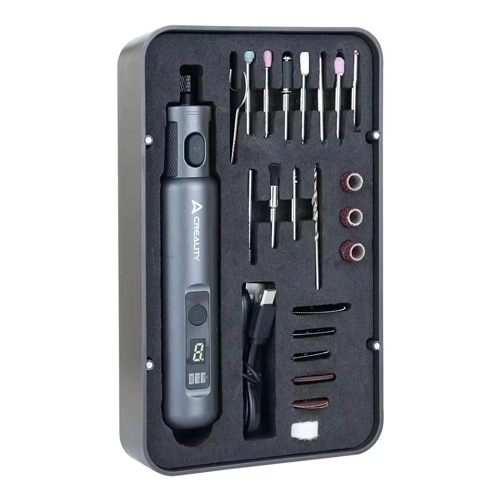 Creality Cordless Rotary Tool Kit 6 Variable Speeds 3.7V 1500mAh Cordless Handheld Handheld Rotary Tool 3D Printer Accessories