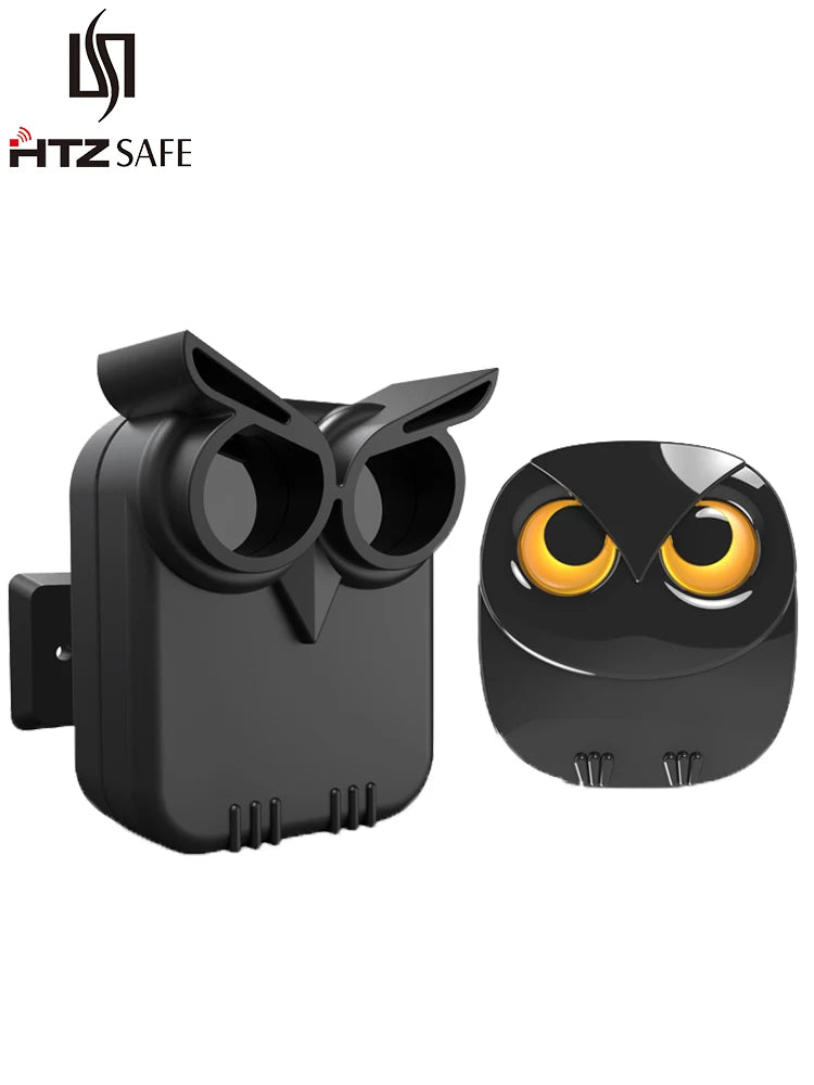 HTZSAFE Wireless Driveway Security Alarm Waterproof PIR Motion Detector Garage Welcome Burglar Alarm Secure System Patrol