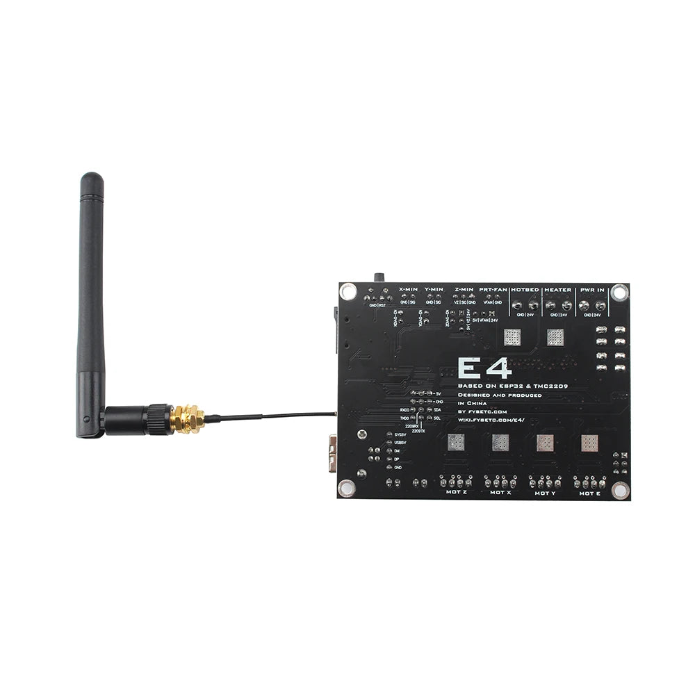 FYSETC E4 Board with Built-in Wi-Fi and Bluetooth 4 pcs TMC2209 240MHz 16M Flash 3D Printer Control Board Based for 3D Printer