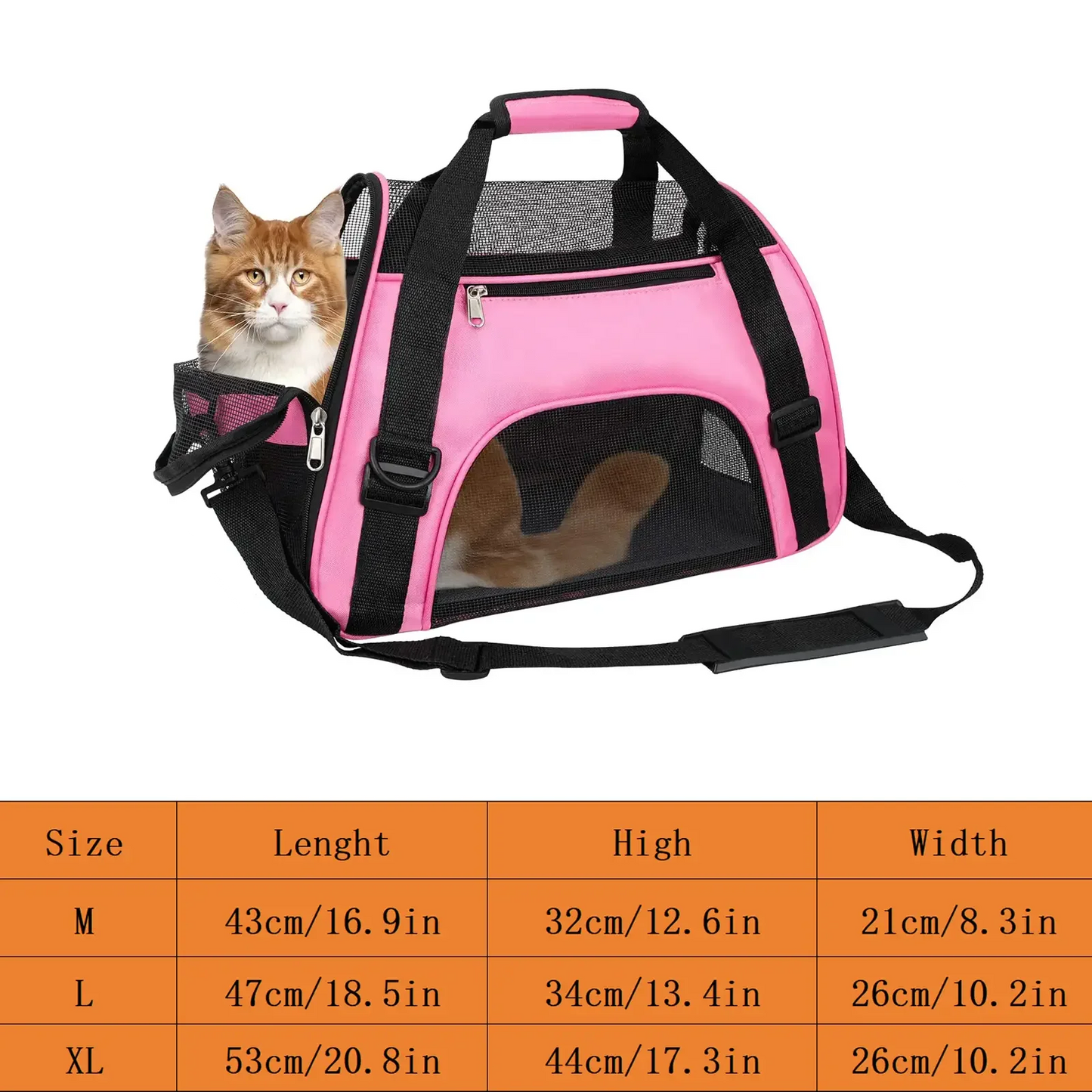 Pet cage for dogs and cats,comfortable travel carry-on backpacks,small animal travel bags