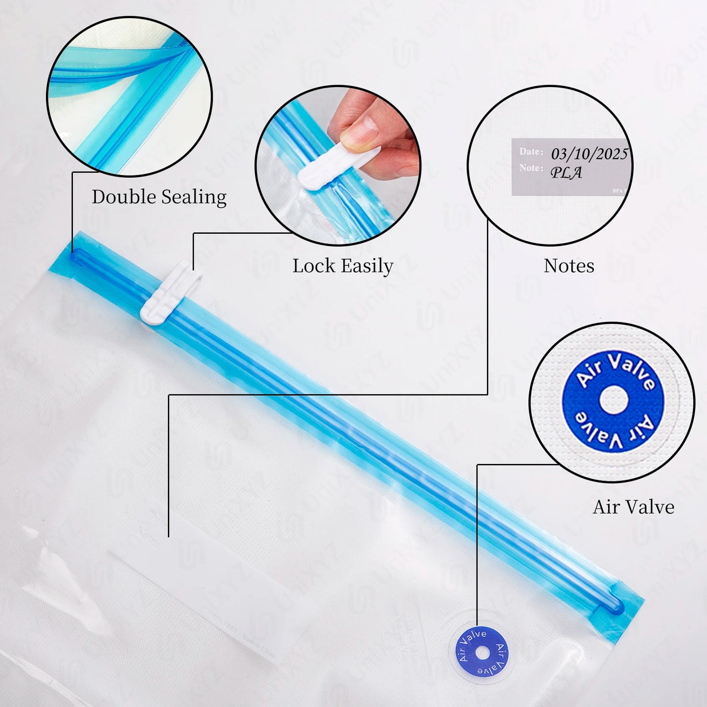 3D Printer PLA ABS TPU PETG 1kg Filament Vacuum Storage Bags Keep Material Dry Avoid Moisture Consumable Safekeep Filament Bag