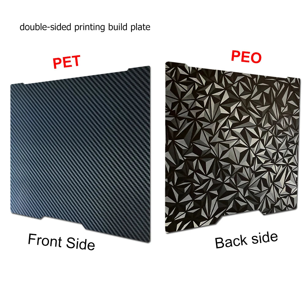 For Bambu Lab H2D H2S Build Plate PEO PET PEY PEI Sheet Double-sided 3D Printing Bed Spring Steel Sheet for Bambulab H2D Parts