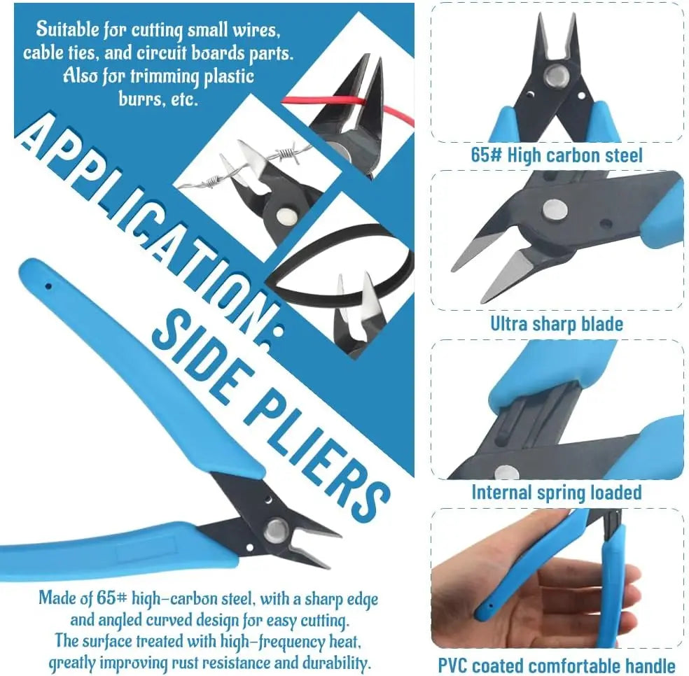 28-Piece Model Building Tool Kit for DIY Cars, Airplanes, Robots & Crafts - Beginner to Advanced