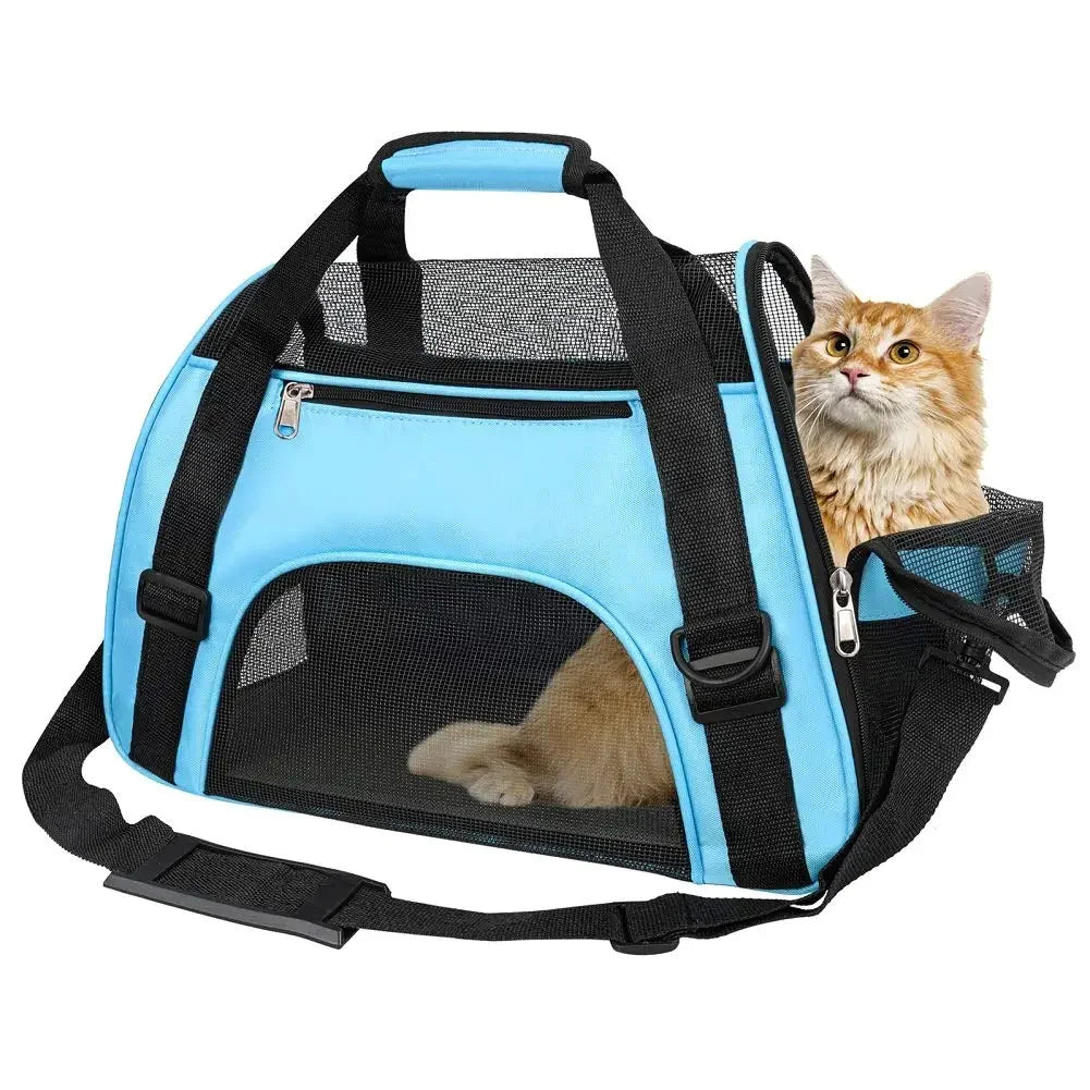Pet cage for dogs and cats,comfortable travel carry-on backpacks,small animal travel bags