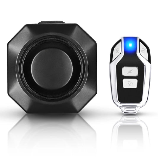 USB Charge Bike Alarm Wireless Bicycle Vibration Motion Sensor Alarm Remote Control Motorcycle Alarm Security Protection