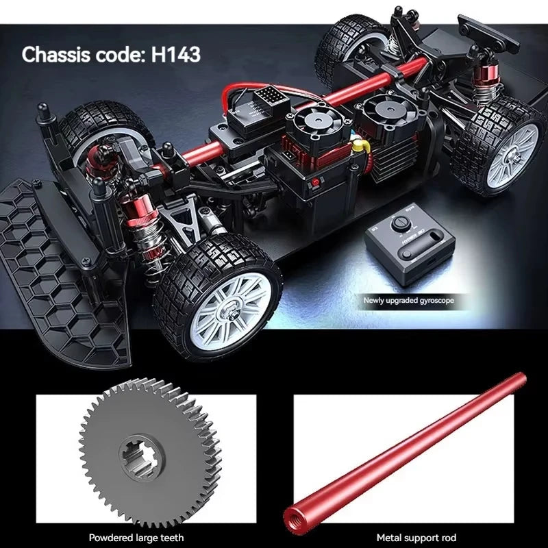 HYPER GO RC MJX 14304 14303 14302 14301 High Speed Drift Car  With Gyroscope - Electric Toy for Kids Volkswagen Racing Gift