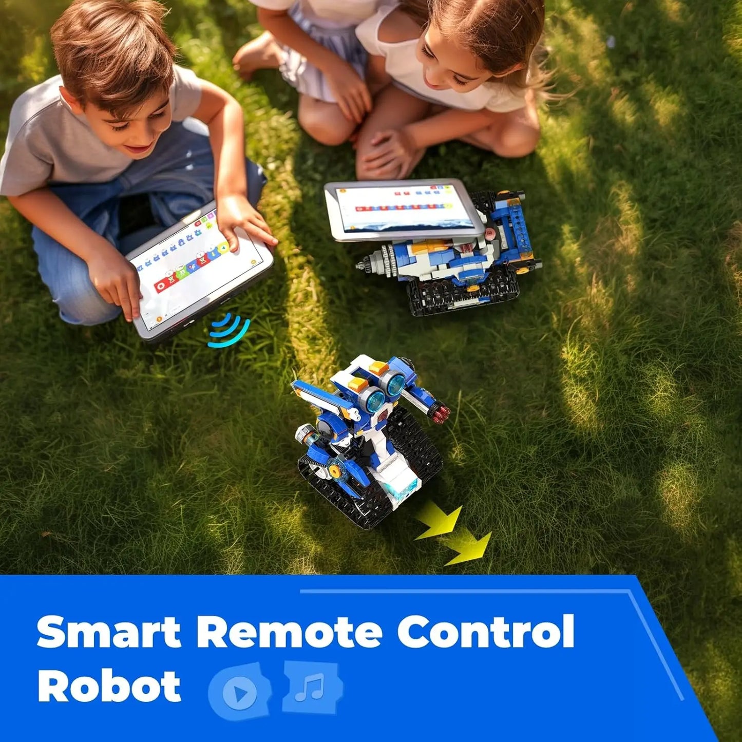 Apitor STEAM Robot Toy 6-in-1 Robot Building Kit for Boys Age 8-12 Remote Control Coding Toys Educational Robotics Gift for Kids