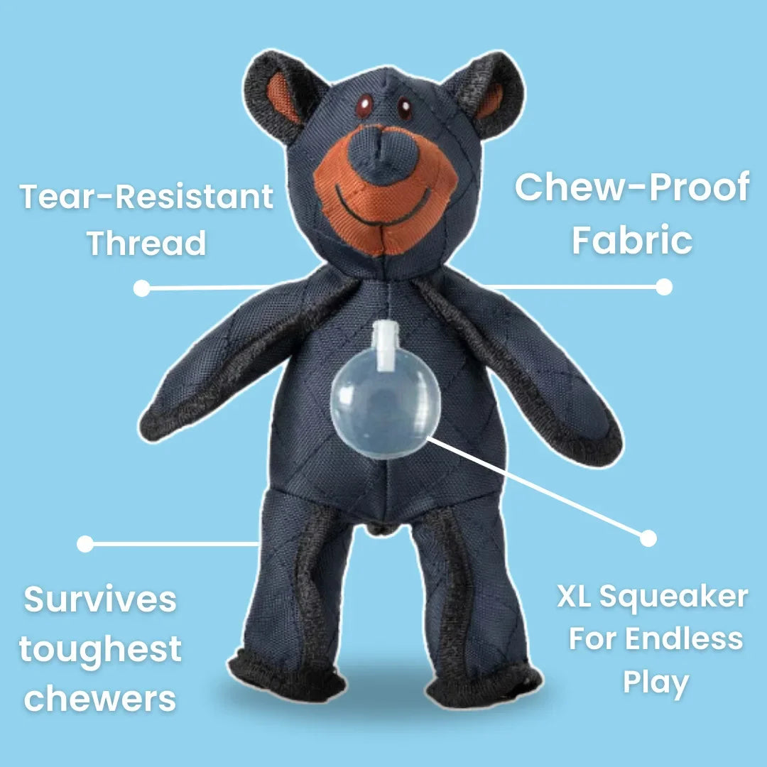 Bear 2.0 Dog Toys Aggressive Chewer Durable Powerful Chew Toy Small Medium Large Breed Extreme Chewing Interactive Games Pet Toy