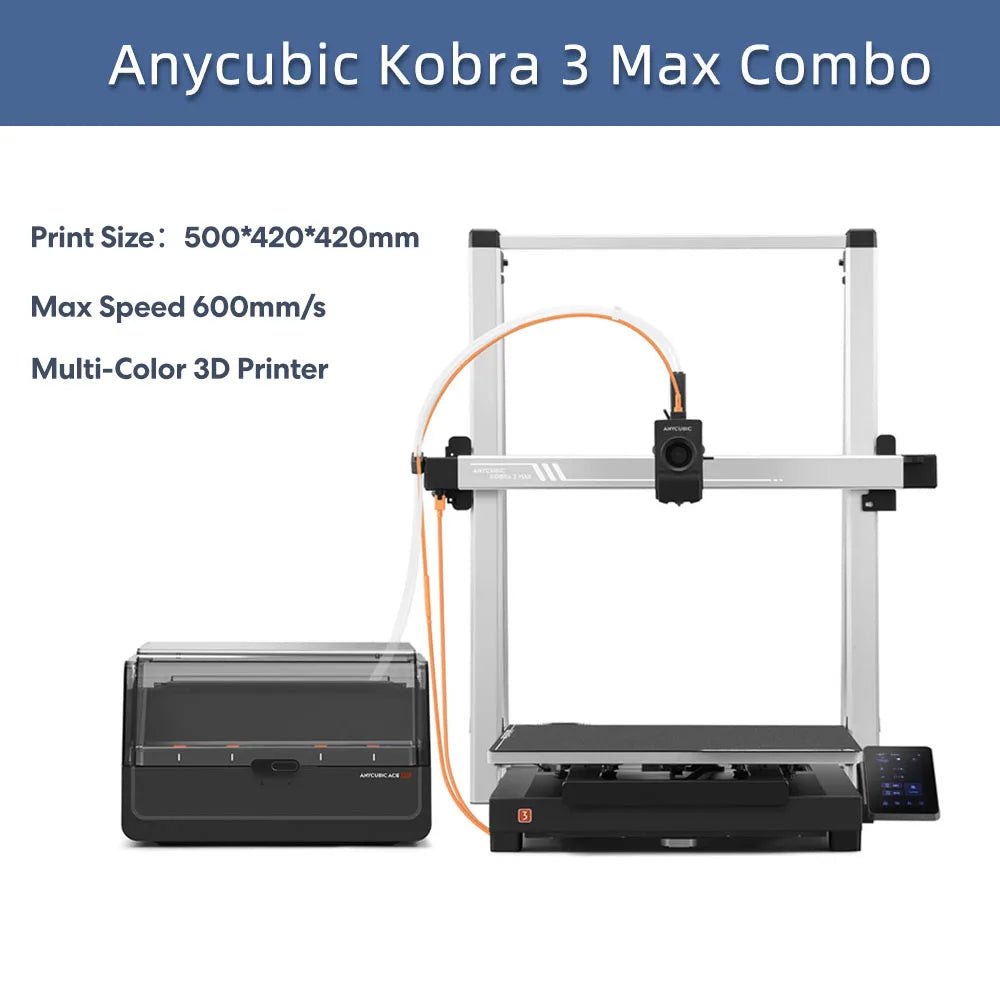 ANYCUBIC Speed FDM Series 3D Printer Kobra 2 Max 3D Printer Large Size Auto-levelling DIY FDM 3D Printers Kobra 2 Pro