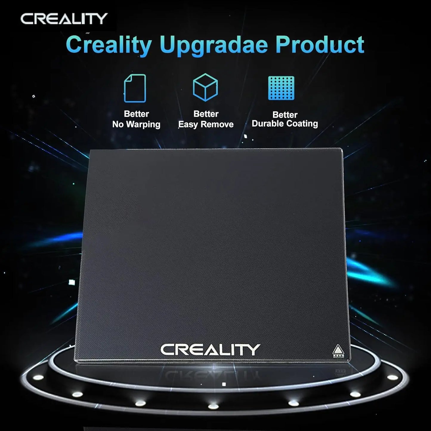 Creality Ender 3 Glass Bed Upgraded, Durable Glass Platform for 3D Printer, Tempered Glass Build Plate for Ender 3Pro/Ender 3 V2