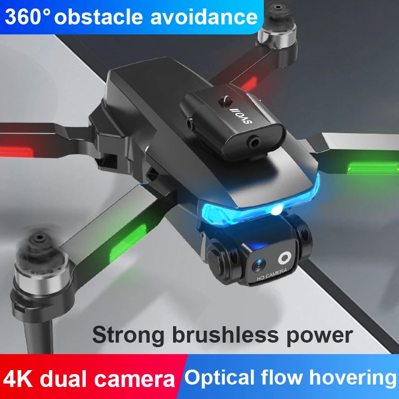 LF635 Pro RC Drone 4K HD Dual Camera Aerial photography WIFI FPV Optical Flow Obstacle Avoidance Foldable Quadcopter Model Toys