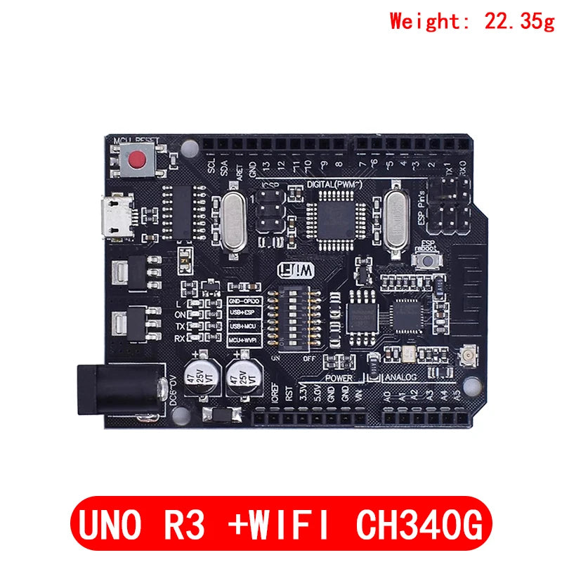 1Set UNOR3 Official Box ATMEGA16U2 / UNOR3+WiFi R3 MEGA328P Chip CH340G For Arduino UNOR3 Development Board WeMos ESP8266