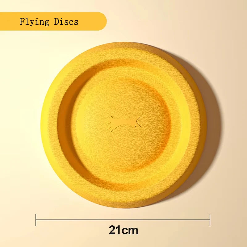 EVA Durable Dog Toys 4 Pack  Flying Disc + Ball + Tug Rope for Puppy&Adult Dogs  Chew-Proof Teeth Cleaning Set（2024 Best Seller）