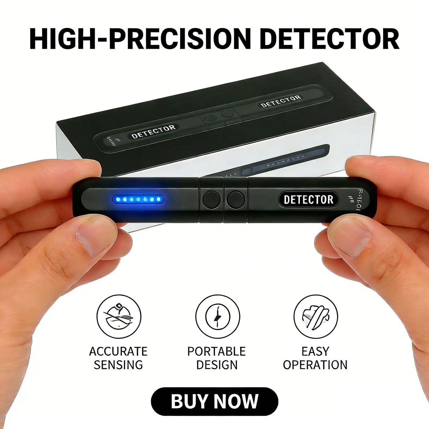 YJ1 Multi-functional privacy detector, emergency lighting, anti-eavesdropping and anti-spying, portable and long-lasting battery