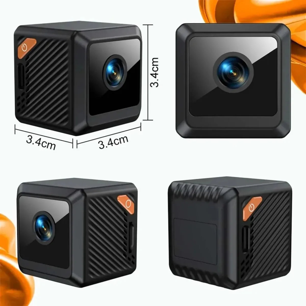 W02 1080P mini security protection home night vision surveillance Outdoor camping WIFI Subminiature smart home camera cctv video