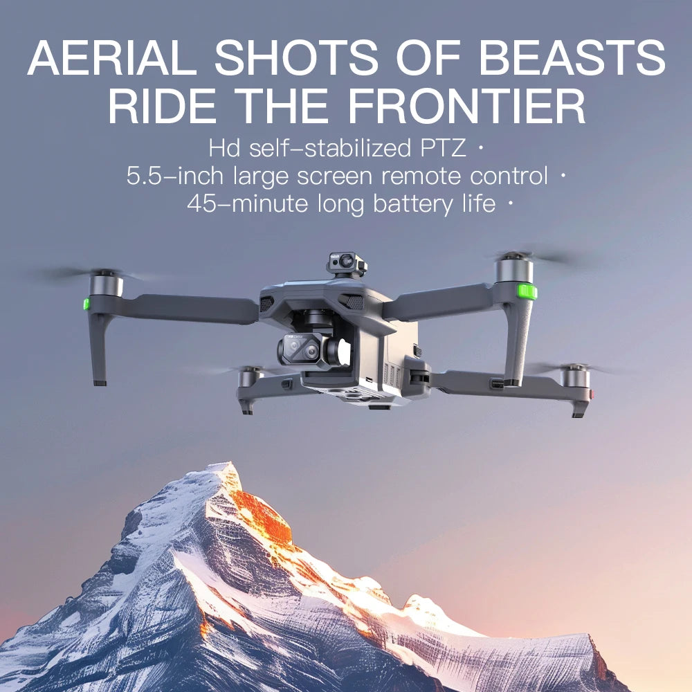 ZLL SG909 6KM GPS Drone 4K Professional 3-Axis Gimbal 360 Laser Obstacle Avoidance 4K Camera RC Dron FPV Brushless Quadcopter