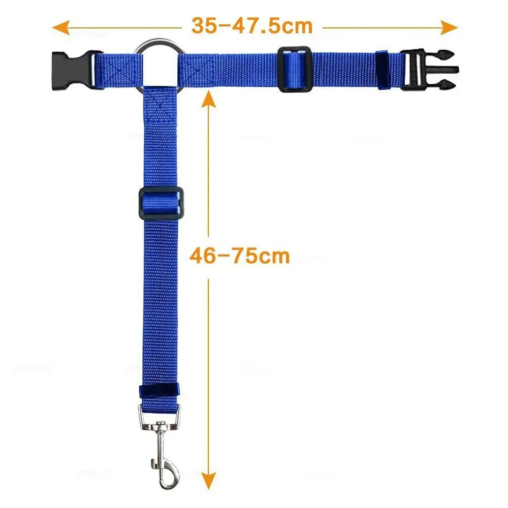 Adjustable Pet Car Seat Belt Safety Harness Leash Lead for Dogs Cats Dog Collars and Leashes Pet Accessories