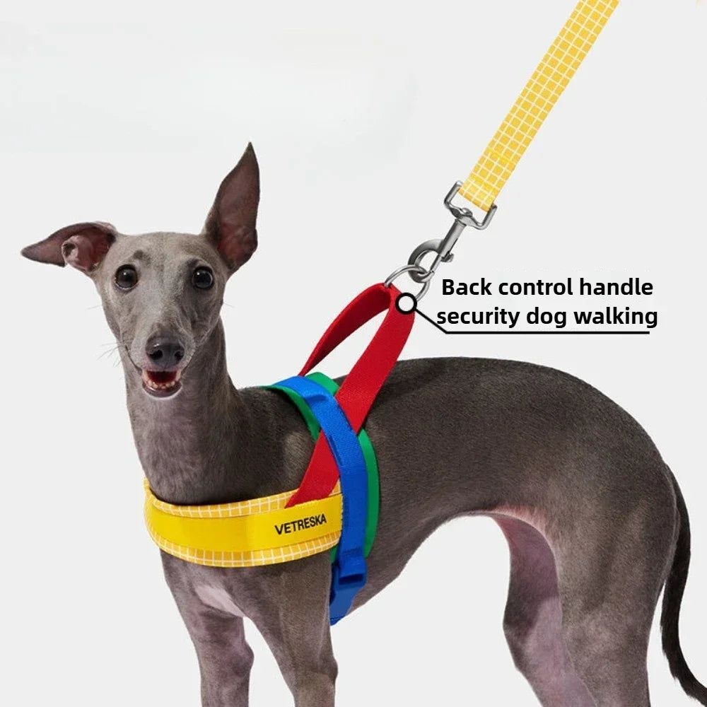 Terylene Pets Dog Chest Harness Traction Rope Set Walking Dogs Leash Rope Large Size Adjustable Harnesses Pet Products