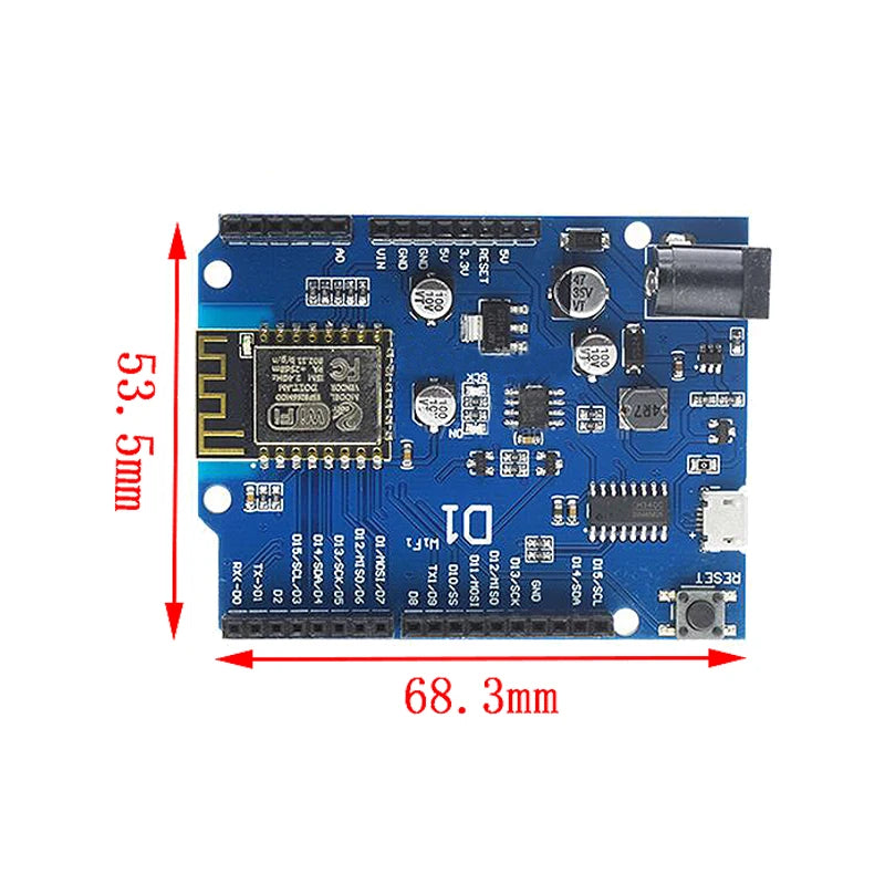1Set UNOR3 Official Box ATMEGA16U2 / UNOR3+WiFi R3 MEGA328P Chip CH340G For Arduino UNOR3 Development Board WeMos ESP8266