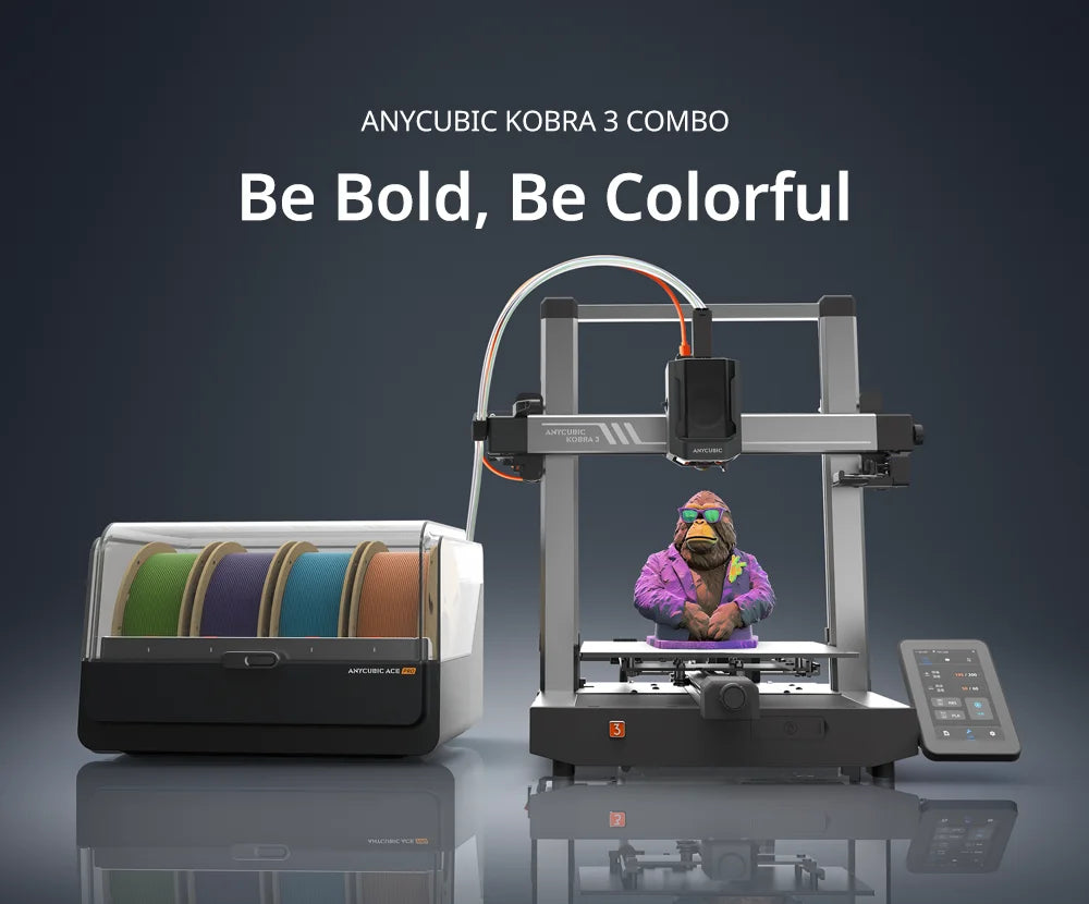 ANYCUBIC Speed FDM Series 3D Printer Kobra 2 Max 3D Printer Large Size Auto-levelling DIY FDM 3D Printers Kobra 2 Pro