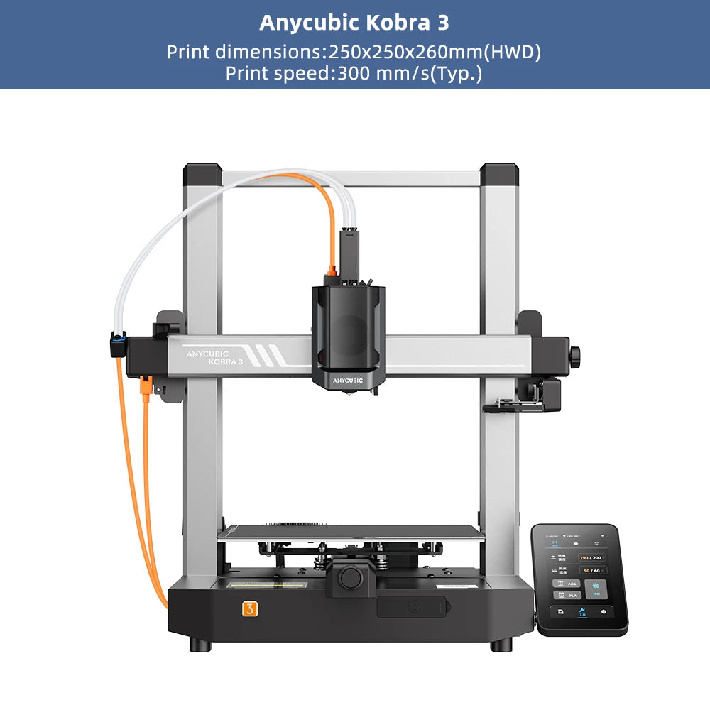 ANYCUBIC Speed FDM Series 3D Printer Kobra 2 Max 3D Printer Large Size Auto-levelling DIY FDM 3D Printers Kobra 2 Pro