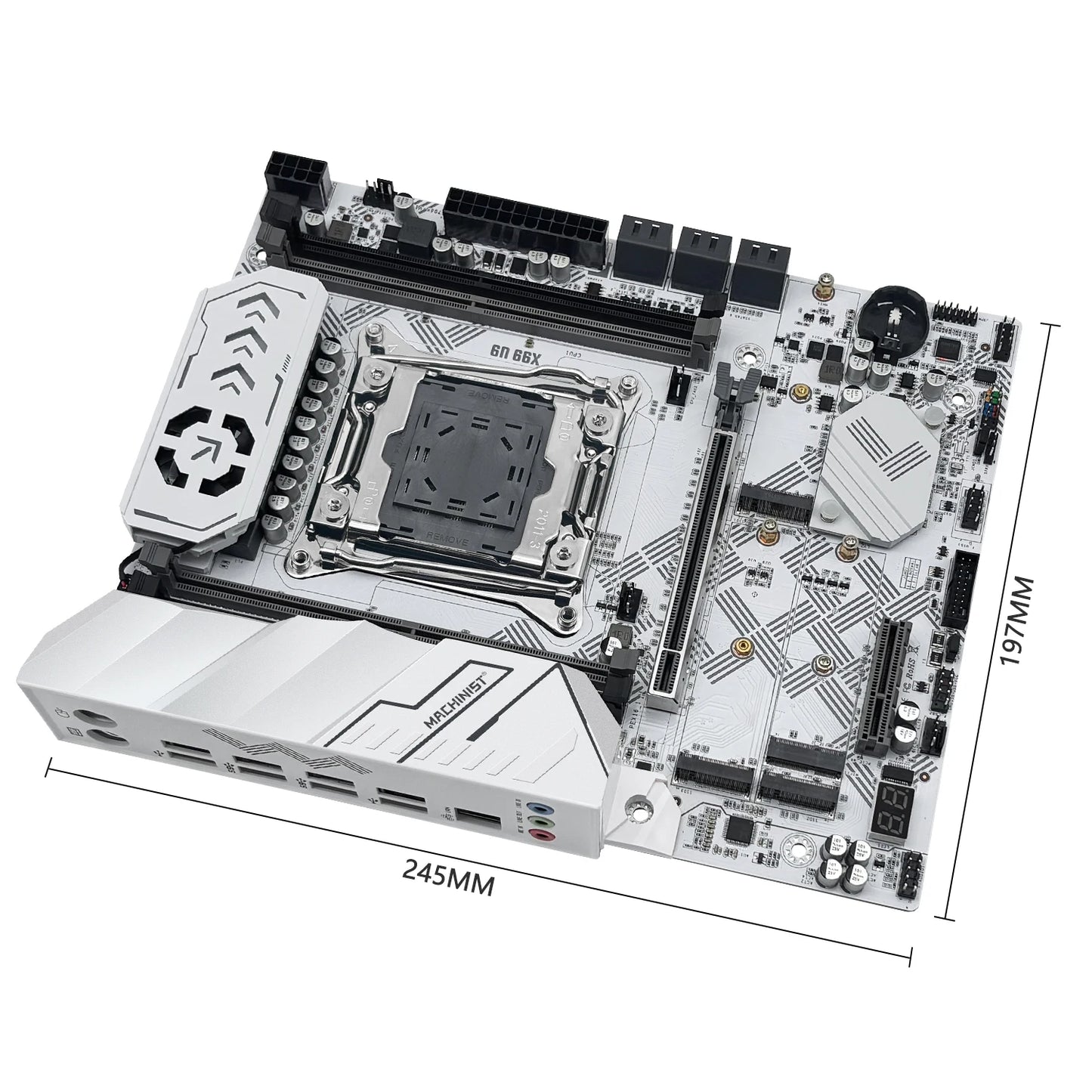 New X99 U9 MACHINIST X99 Motherboard Set Kit Optional LGA2011-3 Xeon E5 2630 V4 CPU Support TPM2.0 DDR4 Memory NVME M.2 usb3.0