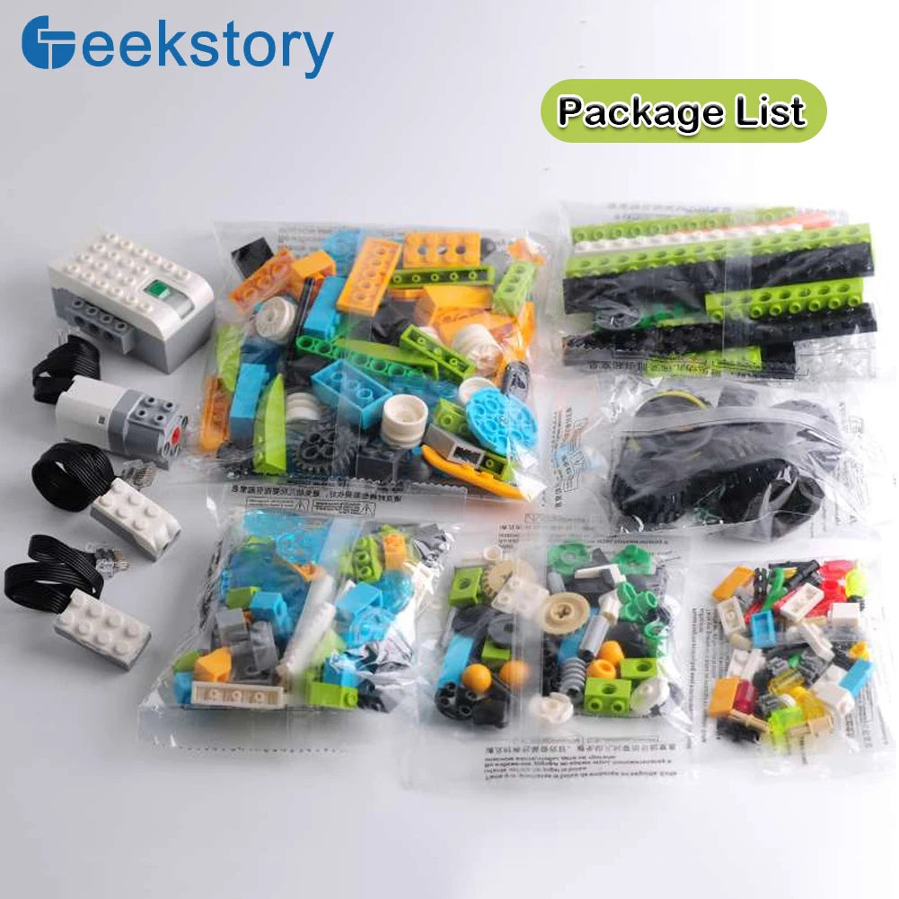 WeDo 2.0 Core Set DIY Robot Building Blocks Set STEAM Educational Programming Toys for Kids without Storage Box