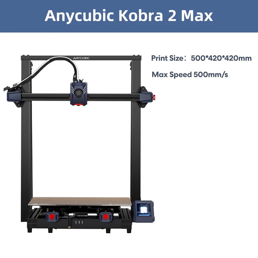 ANYCUBIC Speed FDM Series 3D Printer Kobra 2 Max 3D Printer Large Size Auto-levelling DIY FDM 3D Printers Kobra 2 Pro