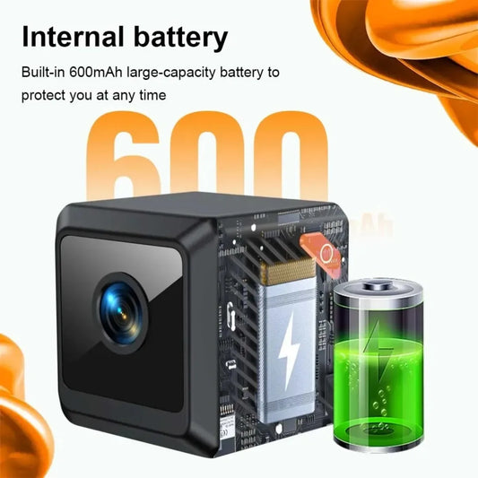 W02 1080P mini security protection home night vision surveillance Outdoor camping WIFI Subminiature smart home camera cctv video