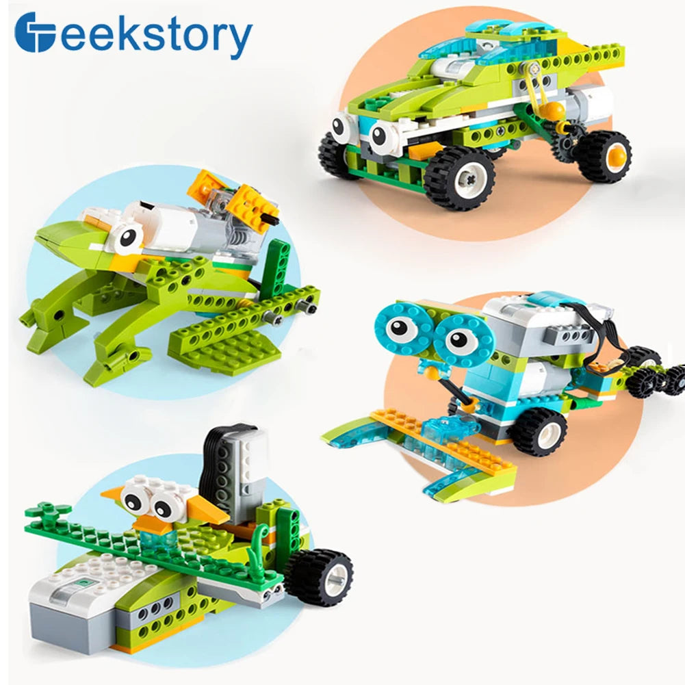 WeDo 2.0 Core Set DIY Robot Building Blocks Set STEAM Educational Programming Toys for Kids without Storage Box