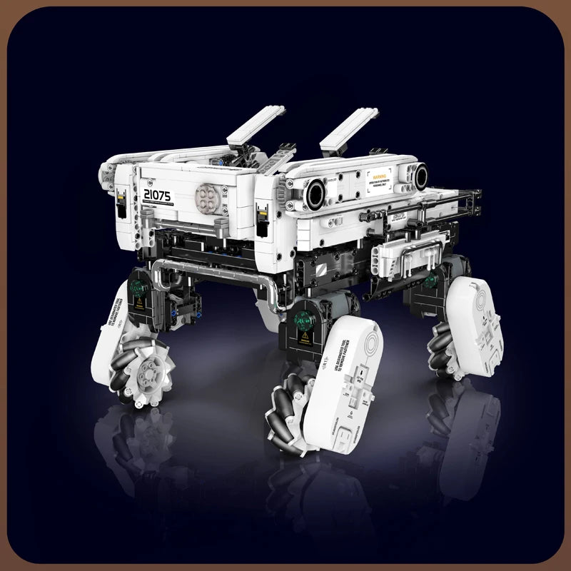 Mould King 21075 Technical Robot Toys The Remote Control All-terrain Transport Mechanical Dog Building Block Kids Christmas Gift
