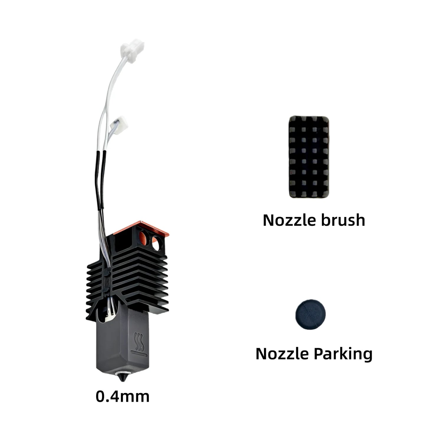 Latest release 0.4mm Hotend For U1 Upgraded Hardened Steel Nozzle For Snapmaker U1 Hot End 3D Printer Heating Block Accessories