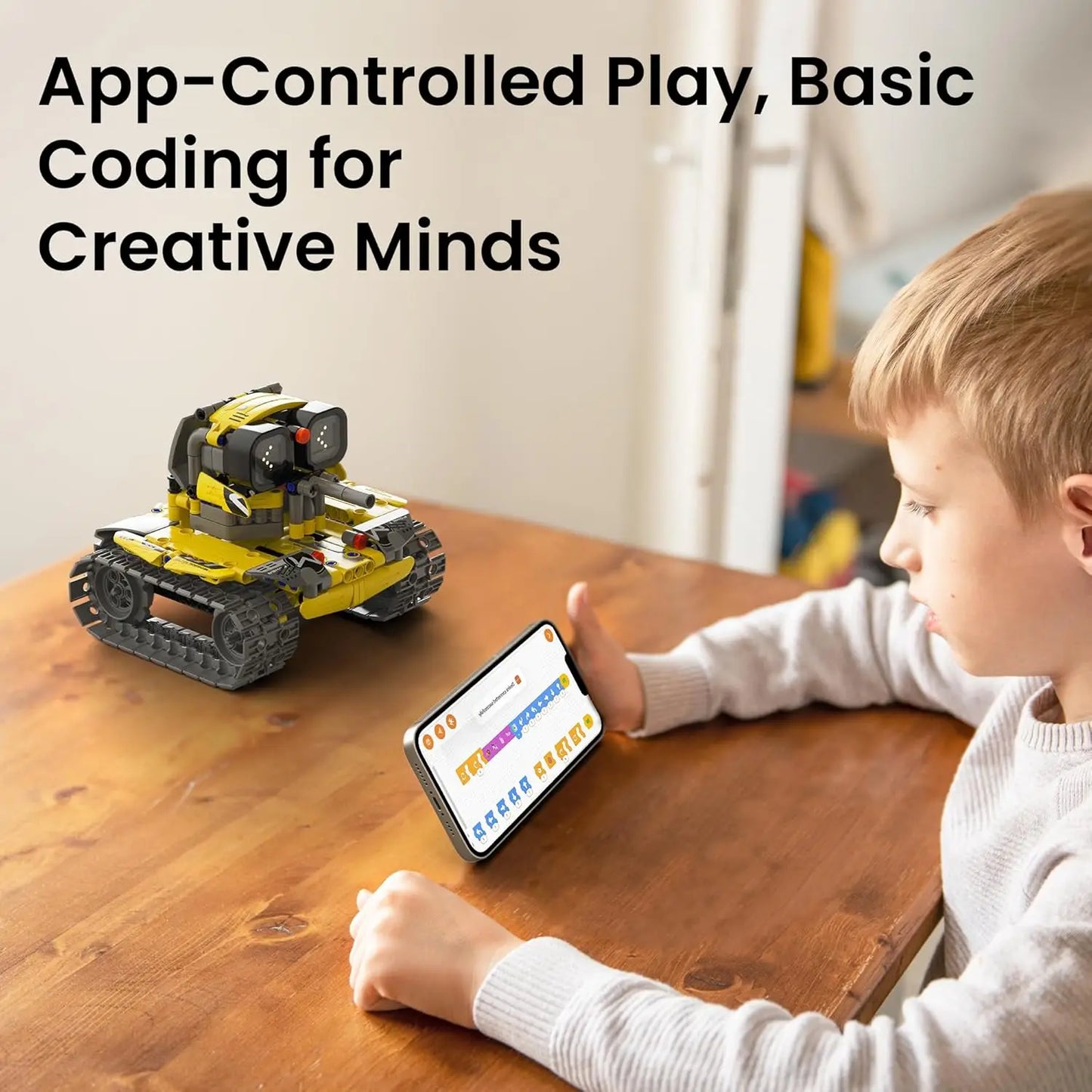 Remote Control Robot Building Kit for Kids Ages 8-14, STEM Coding Toy with 5 Models and 435 Pieces