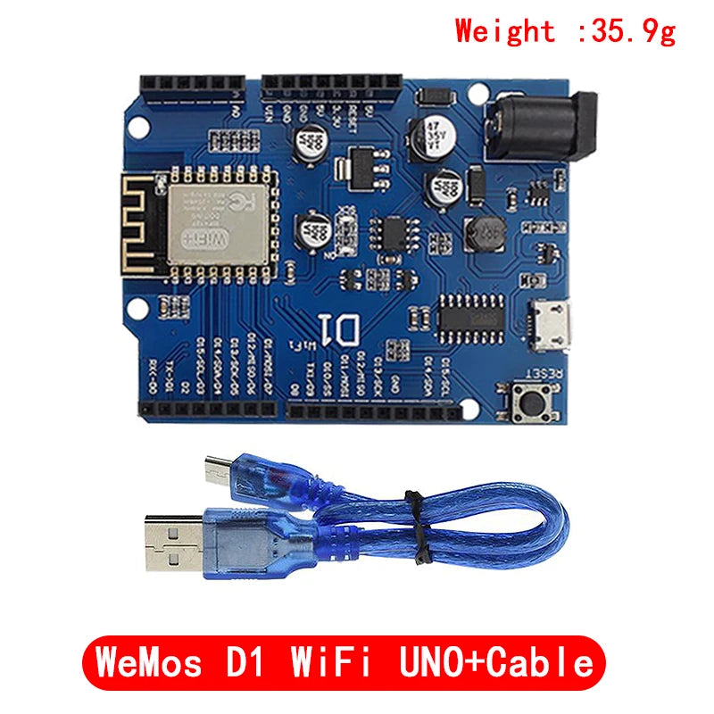 1Set UNOR3 Official Box ATMEGA16U2 / UNOR3+WiFi R3 MEGA328P Chip CH340G For Arduino UNOR3 Development Board WeMos ESP8266