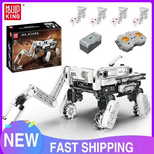 Mould King 21075 Technical Robot Toys The Remote Control All-terrain Transport Mechanical Dog Building Block Kids Christmas Gift