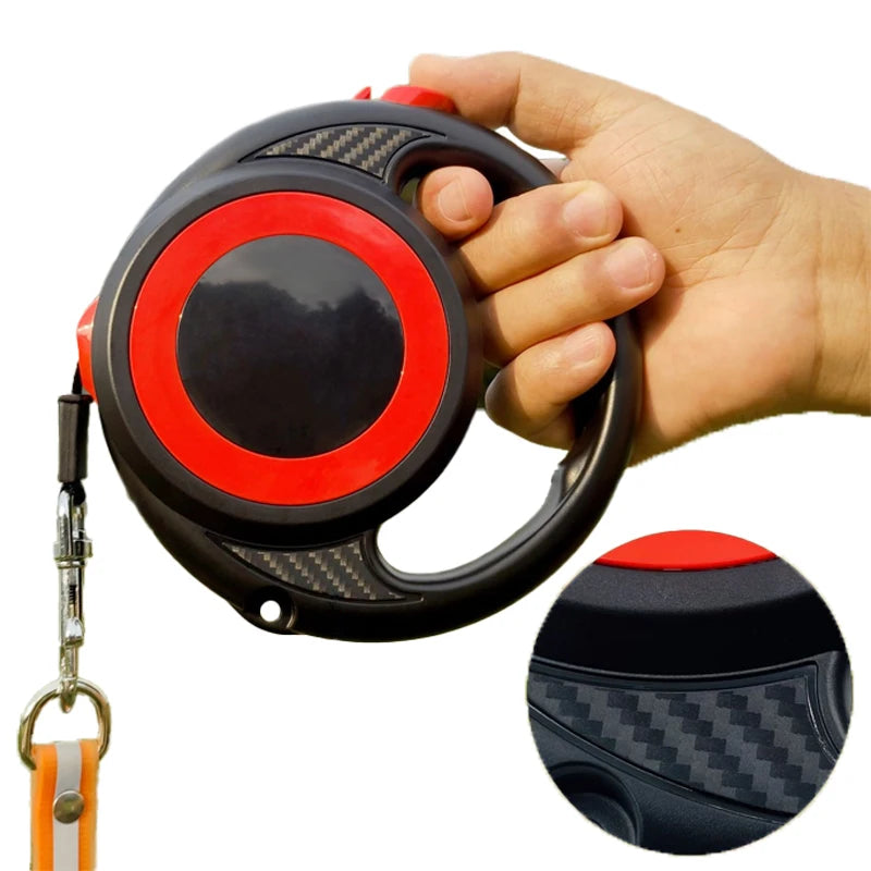 Long Strong Pet Leash For Large Dogs Durable Nylon Retractable Big One-handed Brake Pause Lock Leash for Small & Medium Size Dog