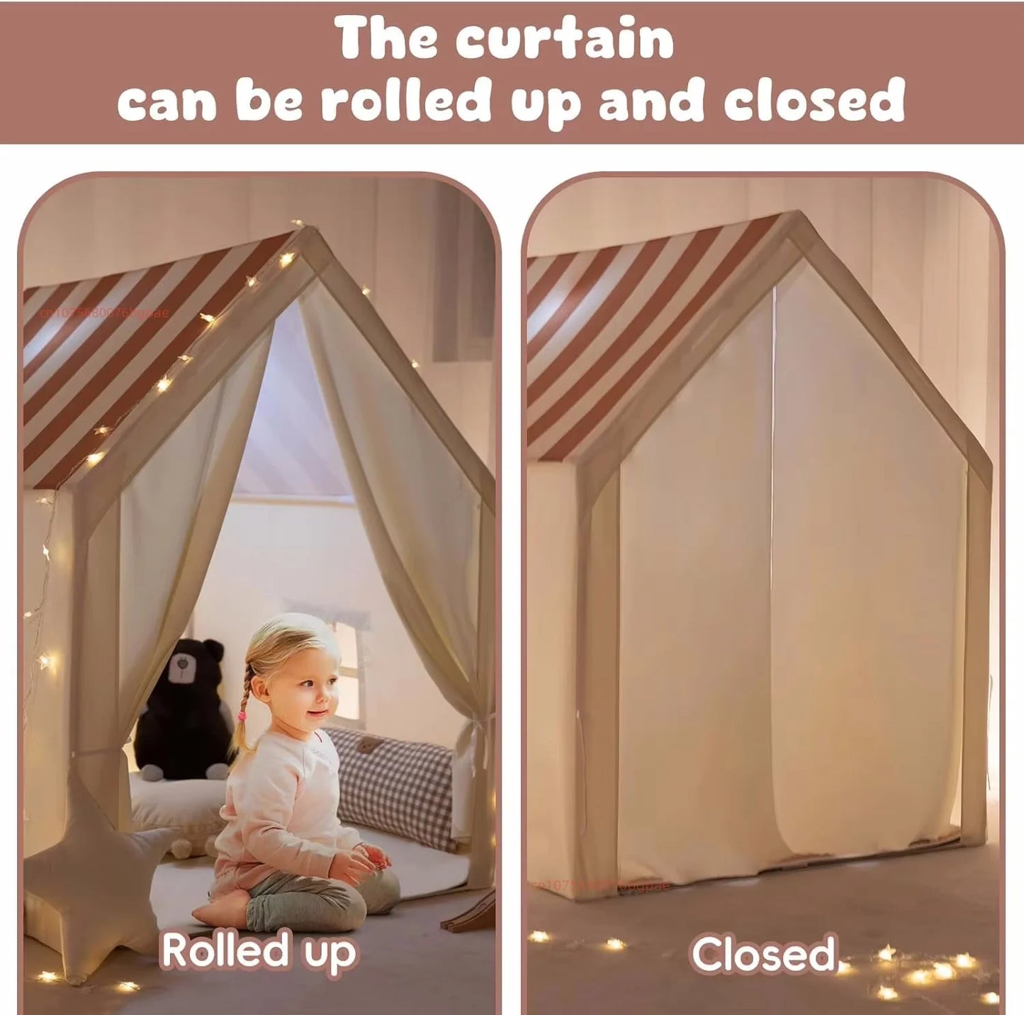 Kids Tent Indoor & Outdoor Toddler Tent Kids Playhouse Tent Play Tent  Large Kids Playhouse Tent Toys