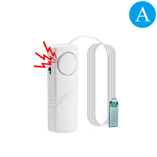 Home Water Leak Sensor Sound Alarm independent Leak Leakage Detector Water Level Flood Overflow Warning Detection Security Alarm