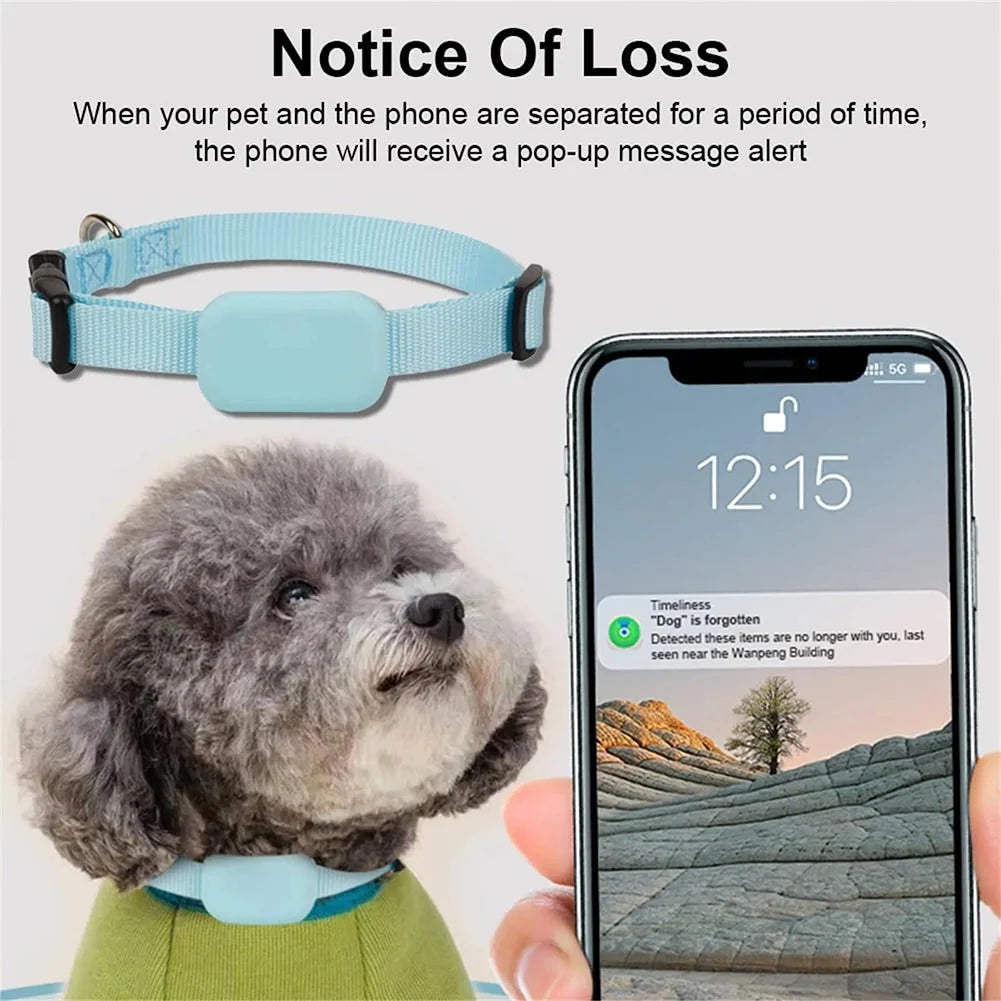 Pet GPS Tracker with Adjustable Collar Smart Pet Locator Cat Tracker for Cats and Dogs