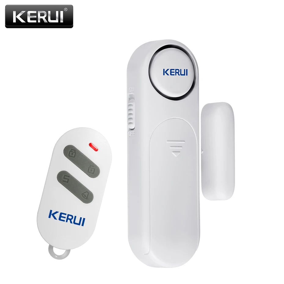 KERUI 120db Wireless Door Window Sensor Alarm with Remote Control 300ft Anti-theft Alarm System Home Security